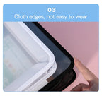 Transparent A4 Handbag Six Colors Large Capacity Waterproof Documents Students Business Portable Bag