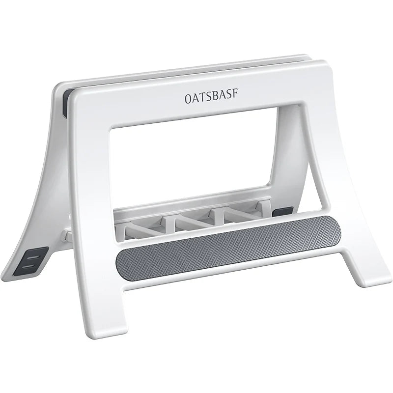 OATSBASF Vertical Laptop Stand Holder For MacBook Air Pro Xiaomi Tablet Gravity Notebook Stand ABS Laptop Support Desktop Holder