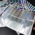 112pcs/240pcs Holographic Labels Tamper Evident Sealing Void Security Stickers for Gift Box Shipping Box Commercial Package