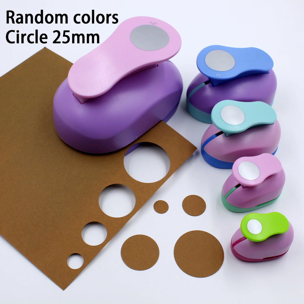 1pcs Round Heart Star Hole Punch Paper Craft Punch Scrapbooking Card Making Journal Photo Album Office Supplies
