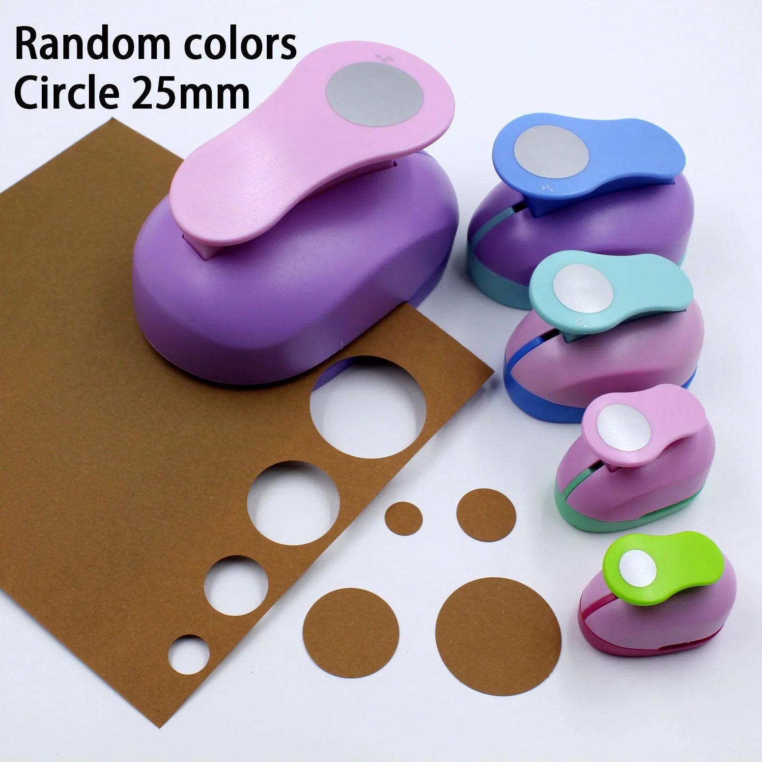 1pcs Round Heart Star Hole Punch Paper Craft Punch Scrapbooking Card Making Journal Photo Album Office Supplies