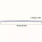 1pc Flexible Curve Ruler - Dual Scale, Multifunctional Plastic Tool for Office and School Design & Drawing, Drafting Equipment