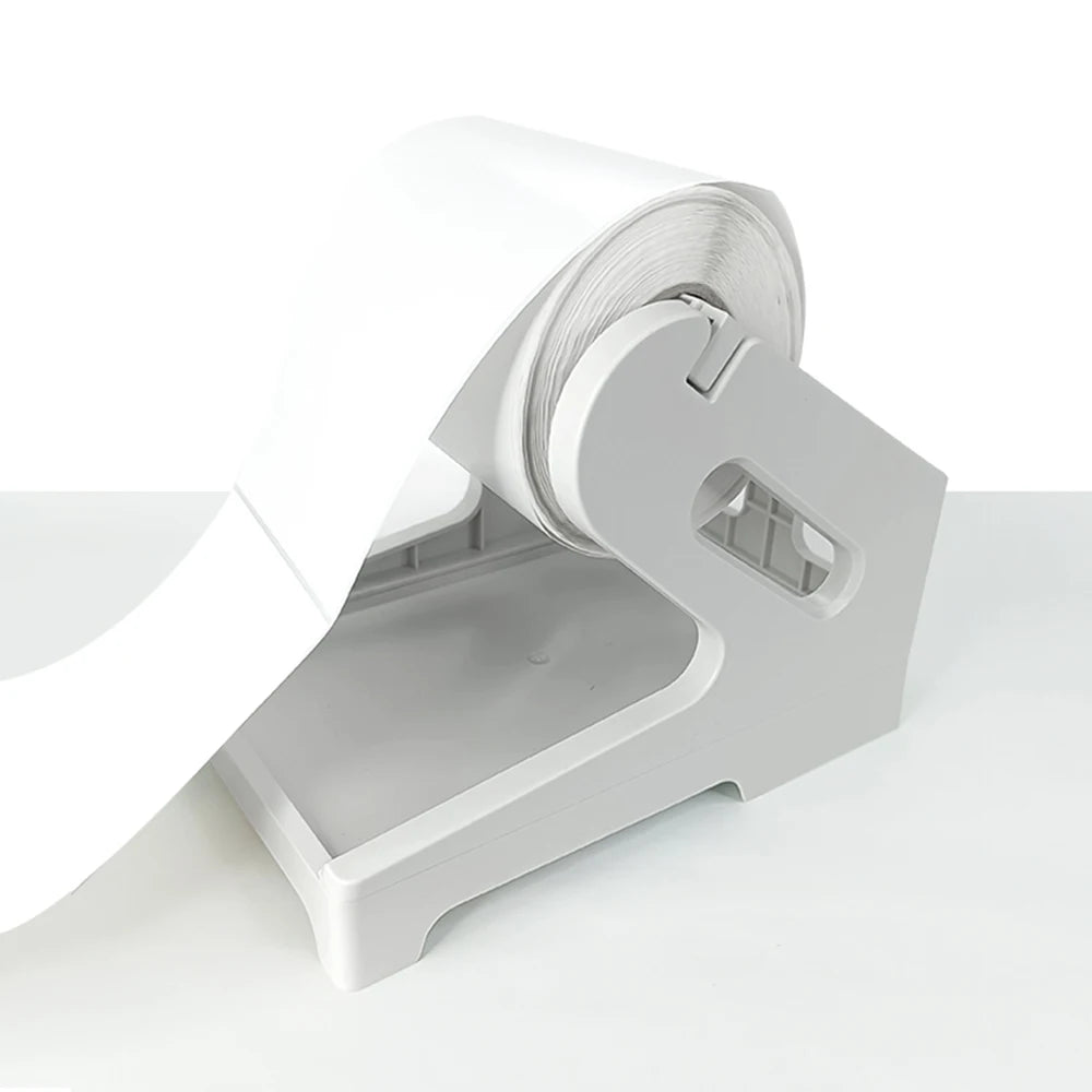 Label Holder for 4x6 Shipping Labels Printer Rolls and Fanfold Labels 2 in 1 Work for Desktop Themal Label Sticker
