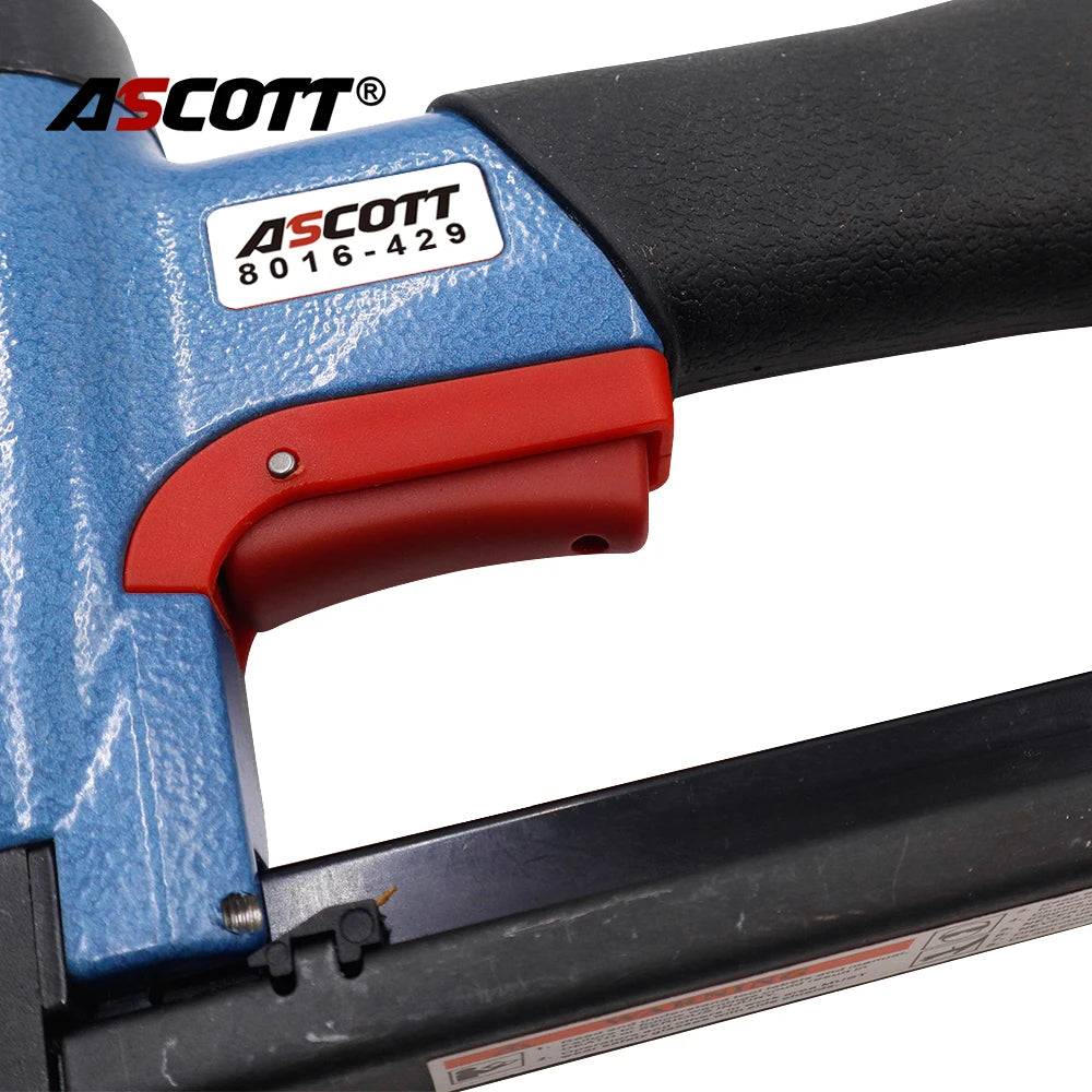 21Ga Air Upholstery Stapler Gun 8016-429 Pneumatic Nailer Long Nose 12.8mm Width Fine Wire Nail Gun Woodworking Tools