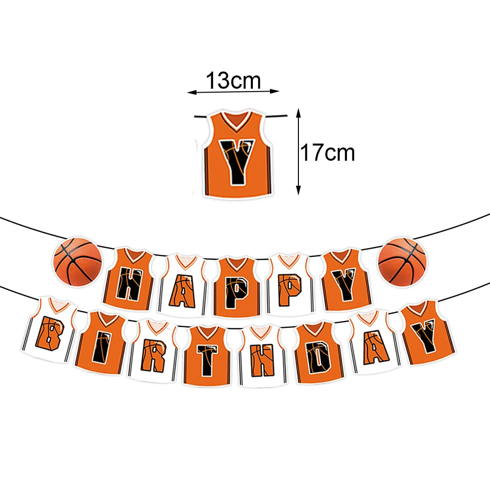 Basketball Tablecloths Basketball Party Decorations Rectangular Plastic Table Cover Boys Basketball Theme Birthday Party Supplie
