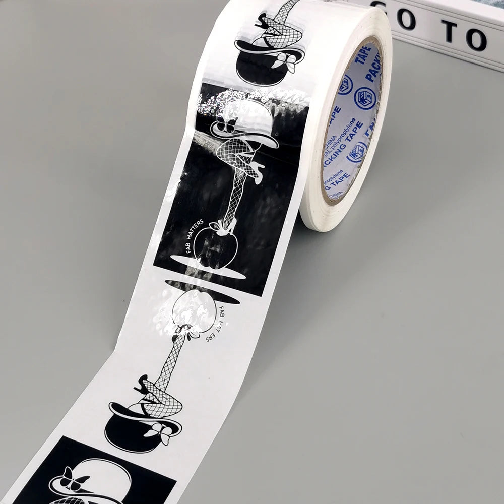 Custom Printing Transparent Adhesive Tape with Personal LOGO Brand Advertising Slogan for Carton Box Sealing Package Protection
