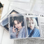 New Transparent  Photo Card Holder Box Idol Photo Storage Case Plastic Kpop Albums Photocard Small Card Collection Organizer