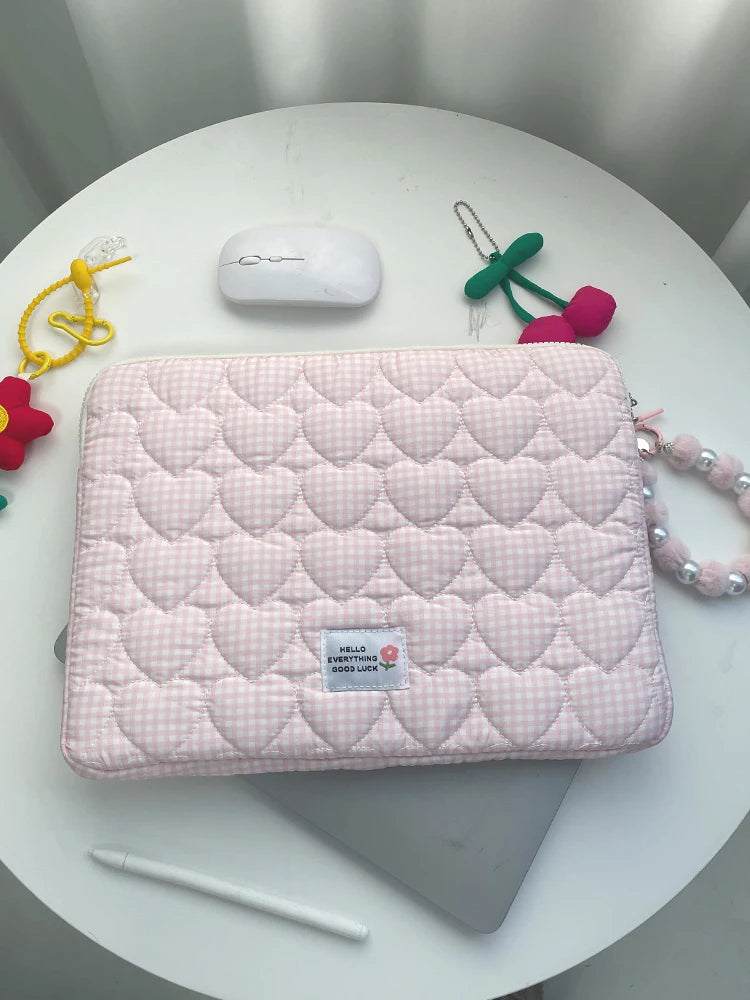 Cute Laptop Sleeves 13.3 14 15 15.6 Inch For Macbook Tablet Sleeve Bag For IPad Pro9.7 10.2 11 Air3 4 10.5 10.9 XiaoMi Samsung
