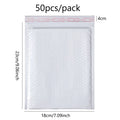 Pearlescent Bubble Mailers Padded Envelopes, Self-Adhesive Waterproof Shipping Bags with Foam Lining for Packaging and Mailing