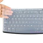 Keyboard Cover for Logitech K200 K260 K270 K275 K295 MK200 MK260 MK270 MK275 MK295 Silicone Protector Skin Case Film Clear Black