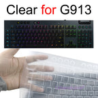 Keyboard Cover for Logitech G813 G913 TKL G915 TKL for Logi Mechanical Protective Protector Skin Case Clear Silicone