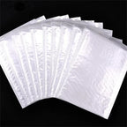 2026 50Pcs Bubble Mailers White Poly Bubble Mailer Self Seal Padded Gift Bag Packaging Envelope Bags Book Shipping Package Bag