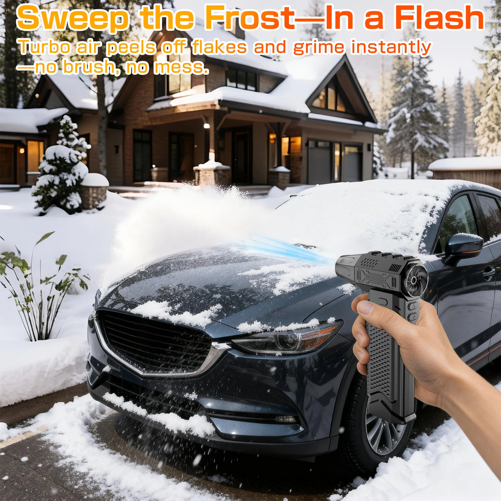 Computer Keyboard Vacuum Cleaner Powerful Turbo Fan Violent Jet Blower Cleaning Tools Air Duster Hair Dryer Electric for Car Camera Home Outdoors Camping Truck RV Universal