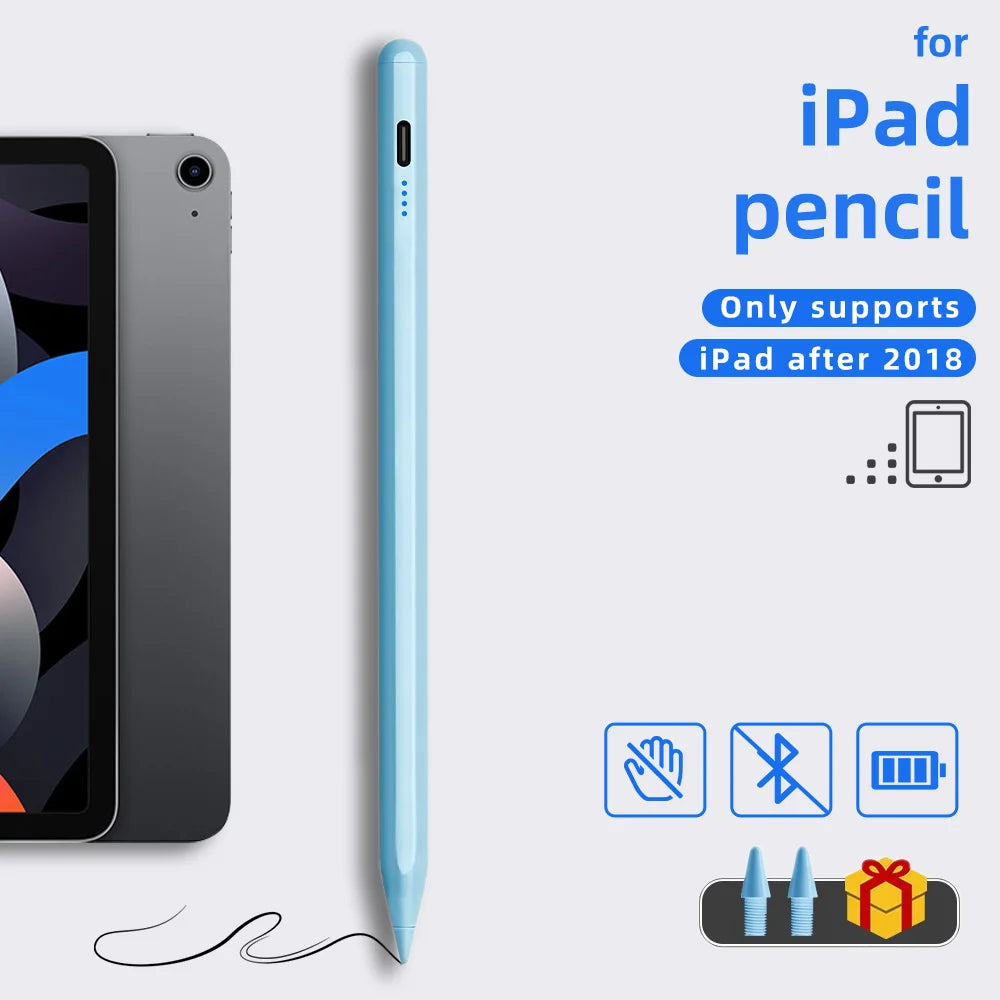Stylus Pen for Apple IPad for IPad Pencil Accessories 2025 A16 10th 11th Gen Pro Air Mini Palm Rejection Power Display Stylus