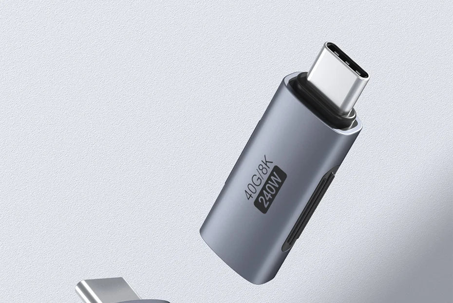 Hagibis LED Display 240W USB C Adapter Type C to USB C USB4 Connector 40Gbps 8K@60Hz for Thunderbolt 4/3 iPhone 15/16/17 Macbook