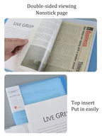 A4 Semi Transparent PP Brochure, Multiple Page Sizes To Choose From, Classified Insert Folder, Conference Document Organization,