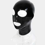 Latex Hooded Mask rubber Bondagi Restraints latex Gloves seamless latex men  Catsuit Fetish latex gloves rubber male