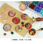 Retro Sealing Wax Beads Plant Wax Seal Wax Box Set 24 Color Sea Bead Wax Seal For Wedding Wax Seal Tools For Making Wax Seal Y15
