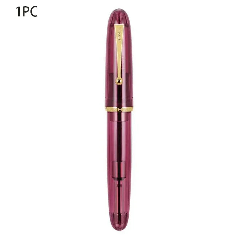 Jinhao 9019 Fountain Pen Transparent Color EF/F/M Nib Ink Student School Stationery Business Office Supplies Pens for Writing