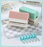 New 6 Holes Hole Puncher A4 A5 B5 Loose Leaf Paper Hole Punch Standard Hole Punch DIY Office Binding Tool Office School Supplies