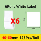 Niimbot B21/B1/B203 Mini Bluetooth Thermal Printer Anti-Oil Sticker Waterproof Adhesive Label Paper For Office Tag Labels Maker