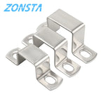 Thickened Square Rectangle M-shaped U-shaped 304 Stainless Steel Horseback Tube Saddle Clip Buckle Throat Hoop Ohm Tube Card