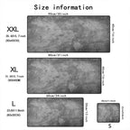 Grey series Mouse Pad Large Computer Office Game Table Mats XXL Rubber Anti-slip Gaming Keyboard Mousepads Long Desk Pads