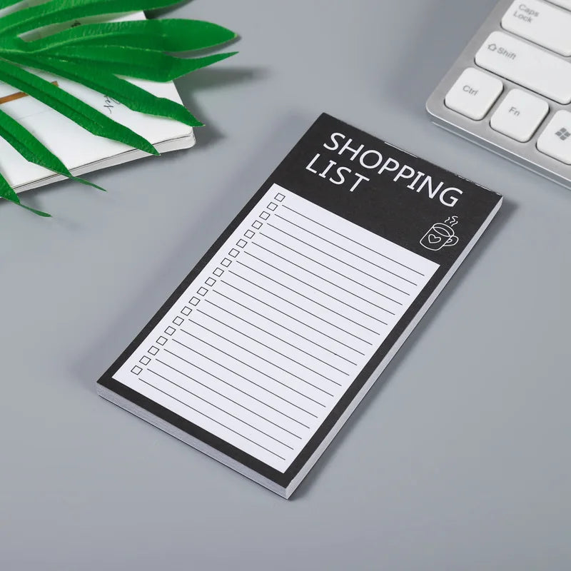 Magnetic Fridge Message Board，Portable Tearable  Magnet Memo Board Sticky Notes，Home Kitchen Shopping List Office Memo Planner