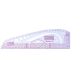 3245 Plastic Transparent French Curve Ruler SplIne Sewing Patchwork Feet Tailor Yardstick Cloth Cutting Rulers