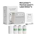 DOLEWA B3 Portable Mini Printers Wireless Bluetooth Inkless Sticker Maker Printer Tag Price Machine for Office School Kitchen