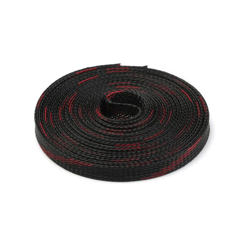 20/50/100M PET Expandable Braided Cable Sleeve Wire Protecting Insulation Sheathing Cable Protective Sleeve 4/6/8/10/12/15/20mm
