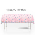 Butterfly Birthday Party Decoration Disposable Party Plates Cup Napkin Tablecloth Butterfly Knìfe Birthday Decoration Baby Showe