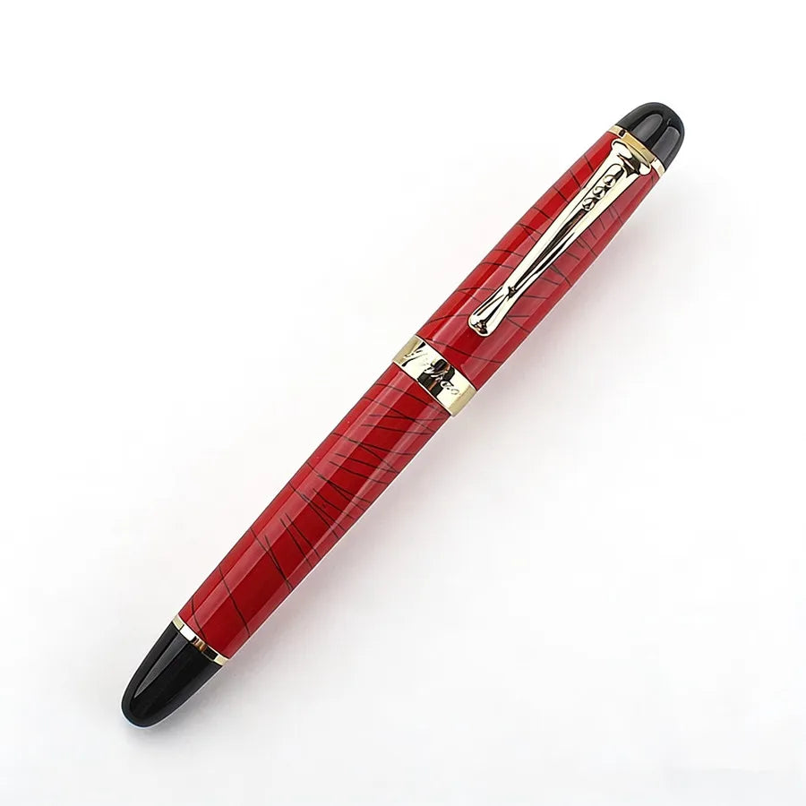 Jinhao X750 Classic Style Silver Clip Metal Fountain Pen 0.5 mm Nib Steel Ink Pens for Gift Office Supplies School Supplies