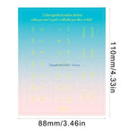 10 Sheets Monthly Separator Tabs Monthly Tabs Index Sticker for Office Study