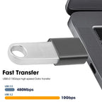 10Gbps USB 3.2 OTG Converter Type C Male to USB A Female Charging Data Adapter for Macbook Air Pro Air Huawei Xiaomi Samsung