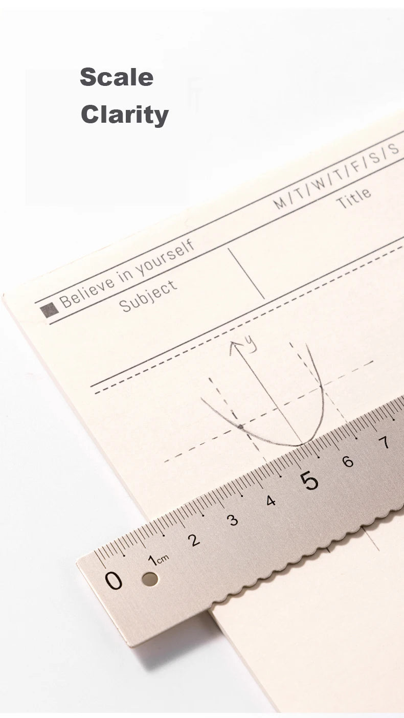 Deli 4Pcs Student Stationery Set Triangle Ruler Straight Ruler Grid Ruler Angle Measuring Tool Aluminum Alloy Material