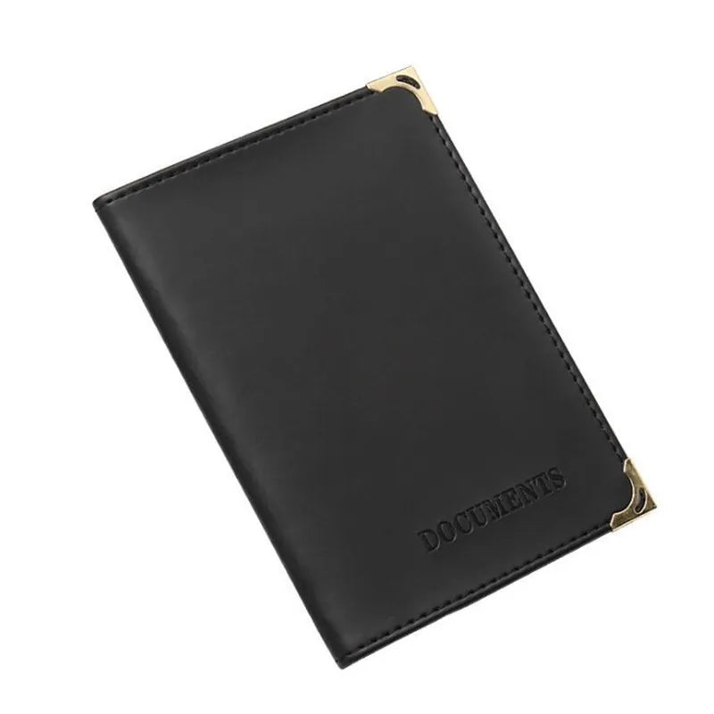 Men Women Auto Driver License Cover Unisex Formal Bag for Russian Synthetic Leather Cover for Car Driving Documents Holder Case