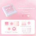 112Sheets Multifunctional Sticky Notes Portable Student Note Marker Writing Sticky Notes Self-Adhesive Easy To Apply Notepad