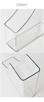 Acrylic A4 Storage Filing Box for Documents Plastic Paper File Organizer Vertical Magazine Rack Desk Folder Desktop Supplies