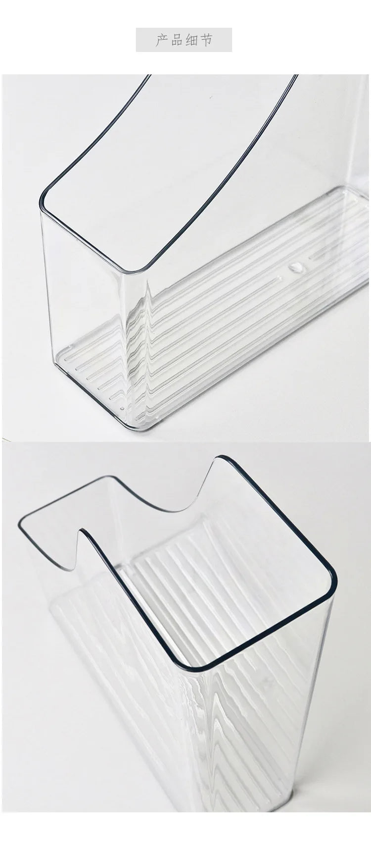 Acrylic A4 Storage Filing Box for Documents Plastic Paper File Organizer Vertical Magazine Rack Desk Folder Desktop Supplies