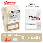 Niimbot B21 Pro 300DPI HD Printing Portable Thermal Printer Self-adhesive Label Printer Sticker Maker For Photos Receipts Note