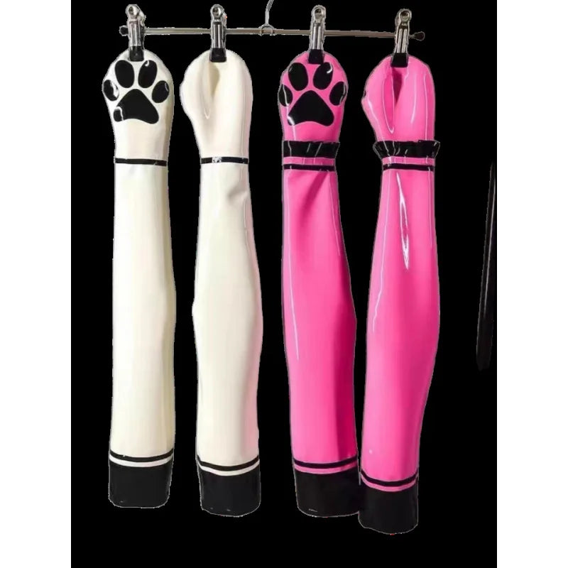 Latex cat claw gloves can be customized with different colors and sizes