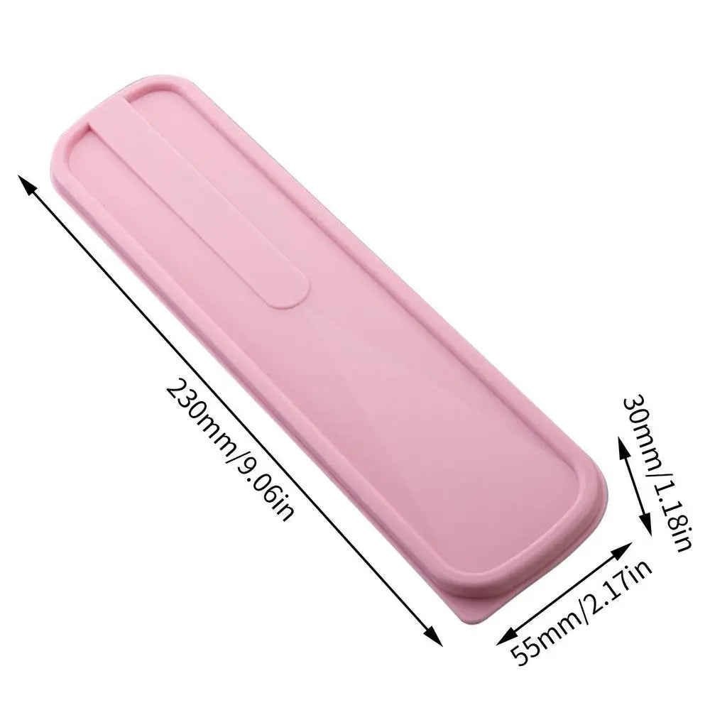 Tableware Box Environmental Cutlery Box Portable FlipCover Type Cutlery Case Spoon Storage Box Lightweight Travel Accessories