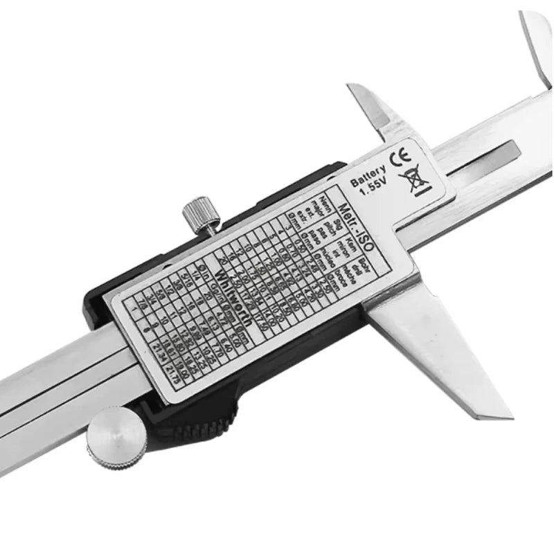 Stainless Steel Digital Vernier Calipers, Messschieber Paquimetro Measuring Instruments, Measuring Tools, 6 ", 150mm