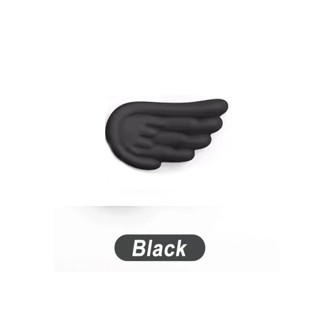 Keyboard Mouse Wrist Rest Angel Wing Memory Foam Mouse Pad Set Wrist Support Ergonomic Non-Slip for Computer Laptop Easy Typing