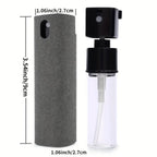 1/2/3pc 2 In 1 Screen Cleaner Spray Portable Tablet Mobile Phone Touch Screen Microfiber Cloth Dust Removal Cleaning Tool