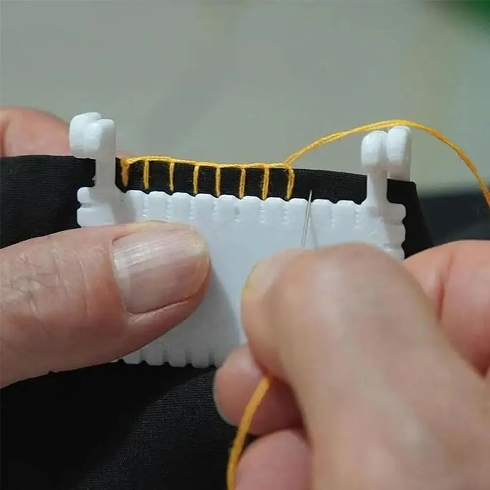 Sewing Guide Template Kit for Consistent Stitches 3/4Mm Spacing Precision Sewing Tool for Fabric Embroidery & Leathercraft