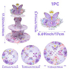 Butterfly Birthday Party Decoration  Butterfly Party Disposable Tableware Paper Cup Plate Birthday  Party