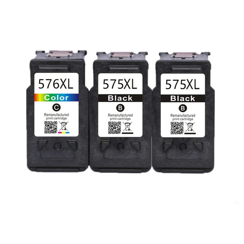 Remanufactured 575 XL 576 XL PG575 CL576 PG-575 CL-576 Ink Cartridge for Canon PIXMA TS3550i TS3551i TR4750i TR4751i Printer