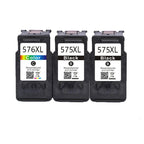 Remanufactured 575 XL 576 XL PG575 CL576 PG-575 CL-576 Ink Cartridge for Canon PIXMA TS3550i TS3551i TR4750i TR4751i Printer